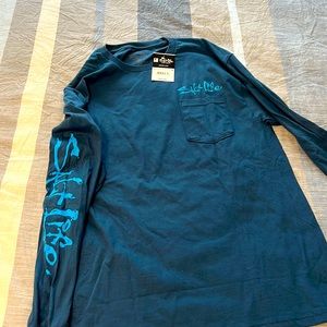 Mens salt life long sleeve T-shirt